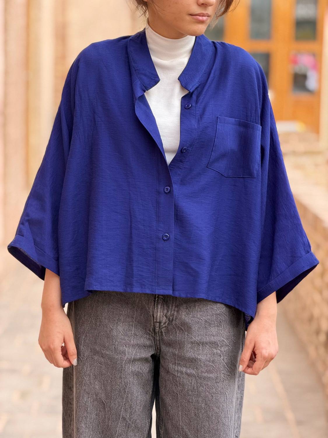 شومیز تابستانی ابر و بادی